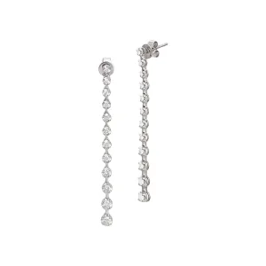 Fireworks Spark Diamond Drop Earrings