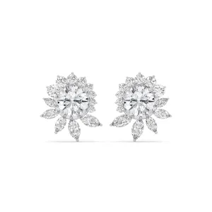 Floral Cluster Stud Earrings