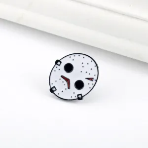 Friday the 13th Jason Mask Enamel Metal Pin 6PCS