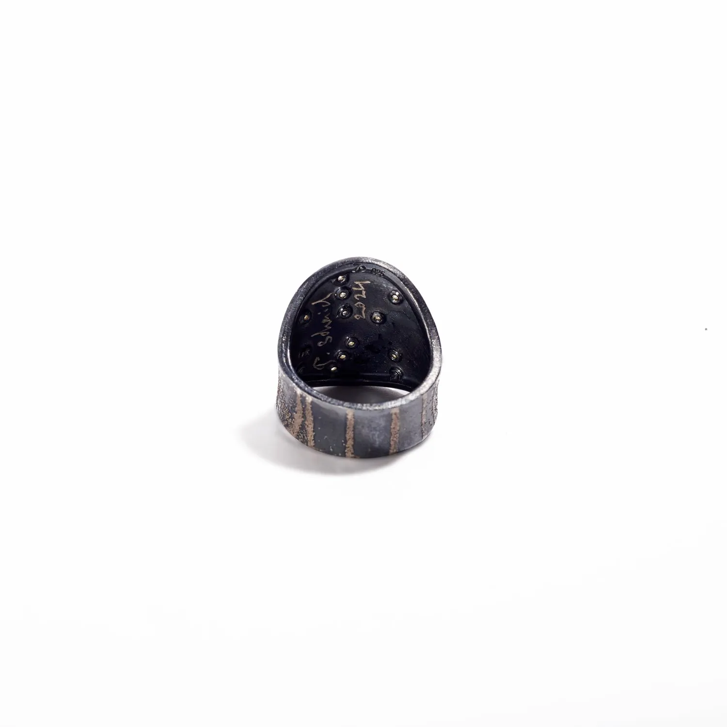 Fused Platinum and Diamond Ring