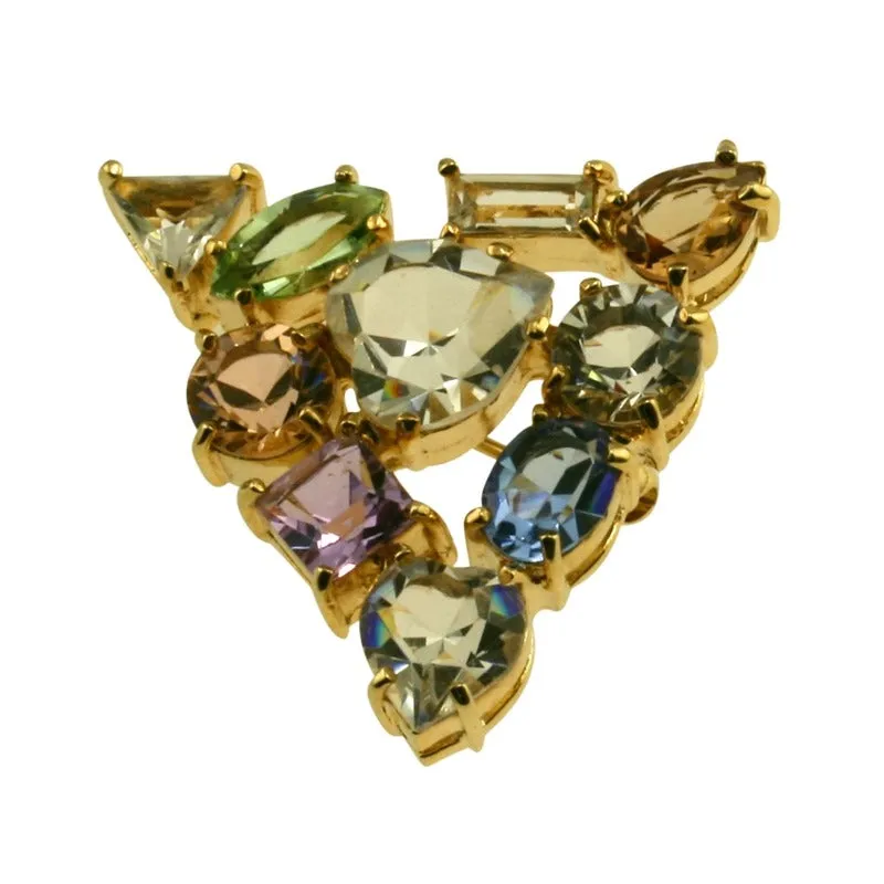 Gems Crystal Small Brooch