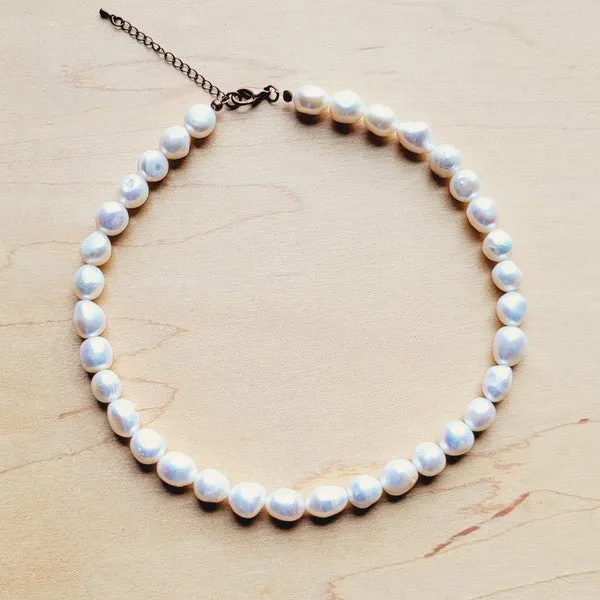 Genuine Freshwater Pearl Collar Necklace Wedding