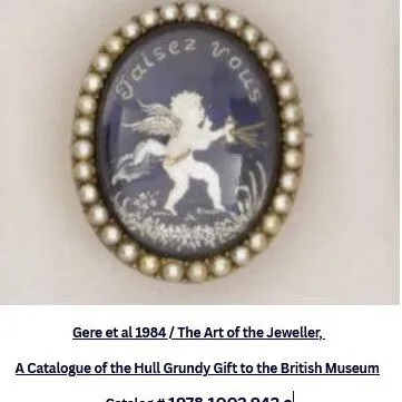 Georgian Cherub Brooch of 15ct Gold