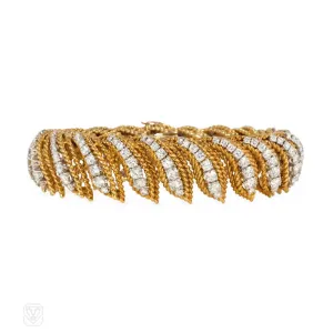 Gold and diamond "flamme" bracelet, Van Cleef & Arpels, Paris