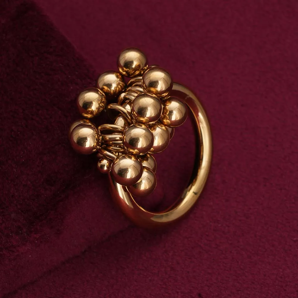 Gold Beads Harmony Ring