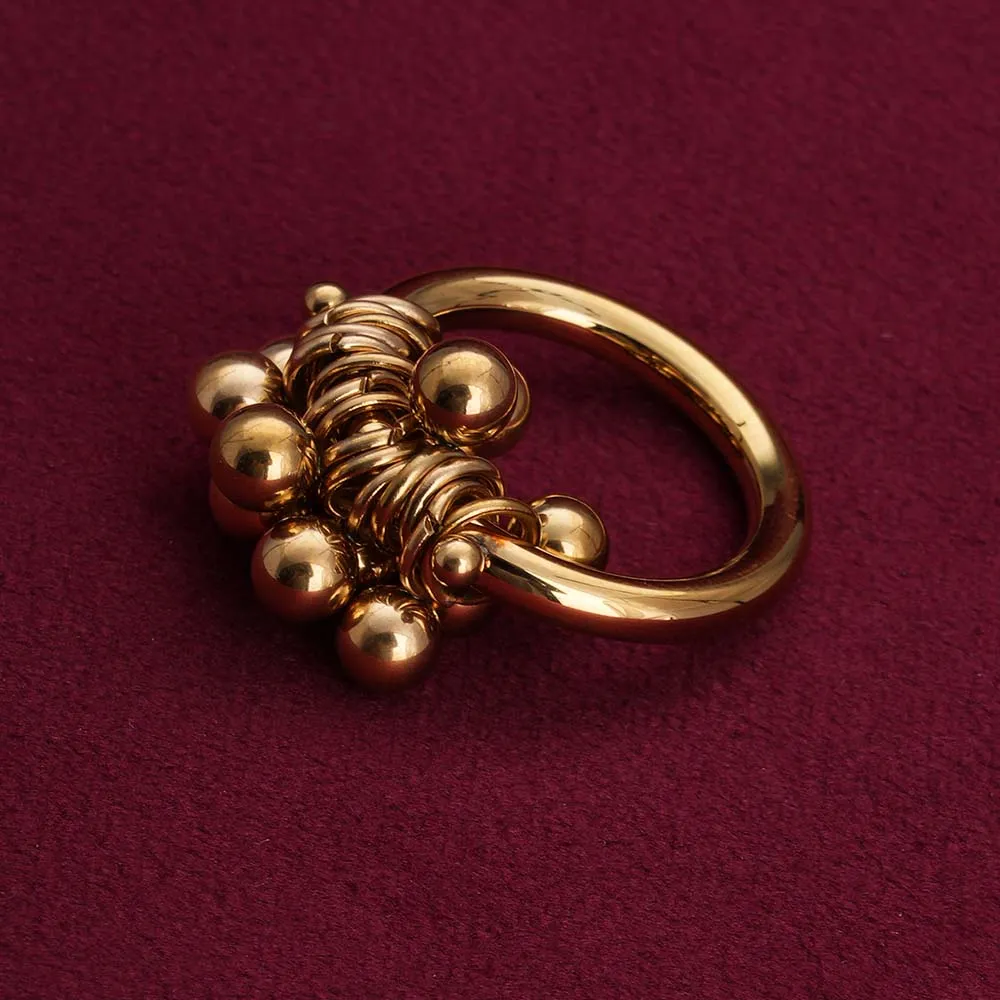 Gold Beads Harmony Ring
