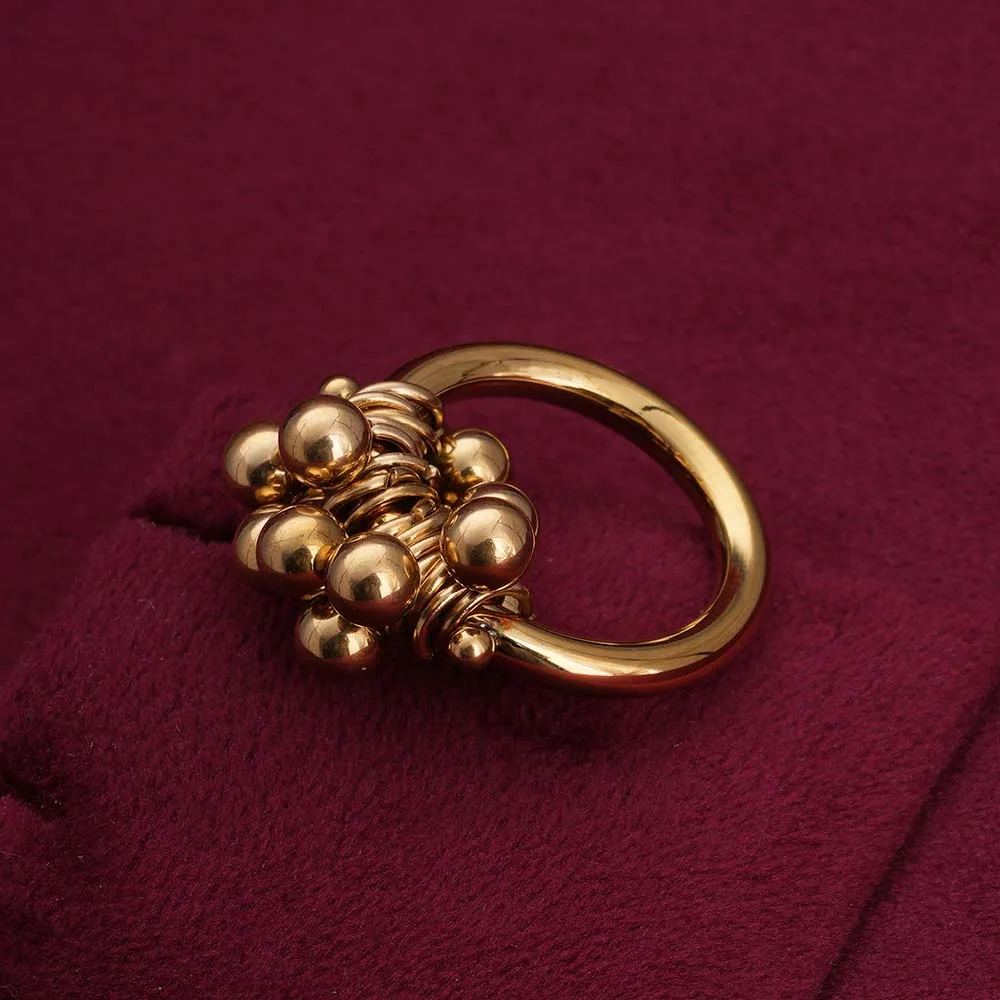 Gold Beads Harmony Ring