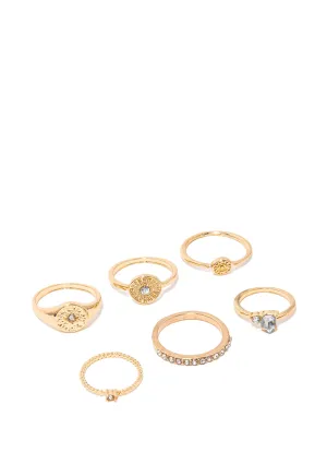 Gold Colored Rings