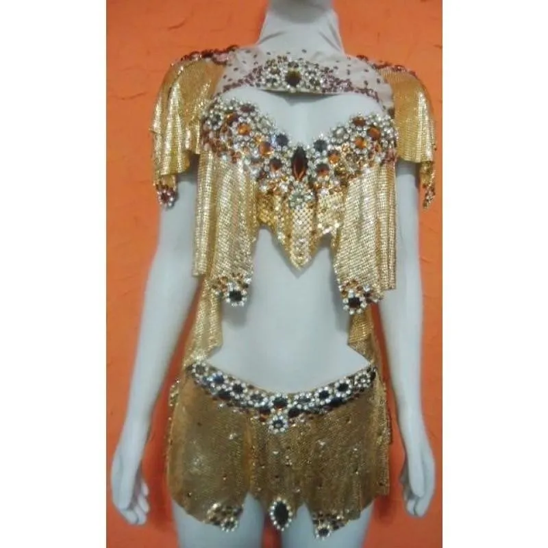 Golden Mesh Passista Wear Trikini