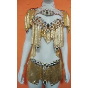 Golden Mesh Passista Wear Trikini