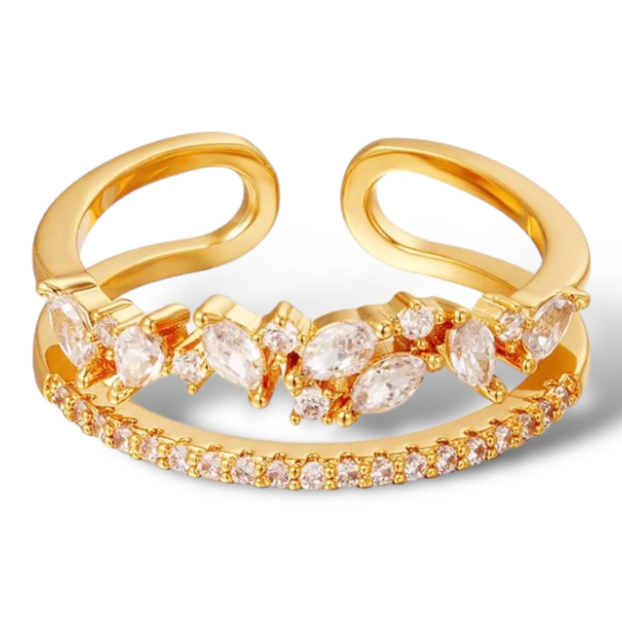 Golden Stack Ring
