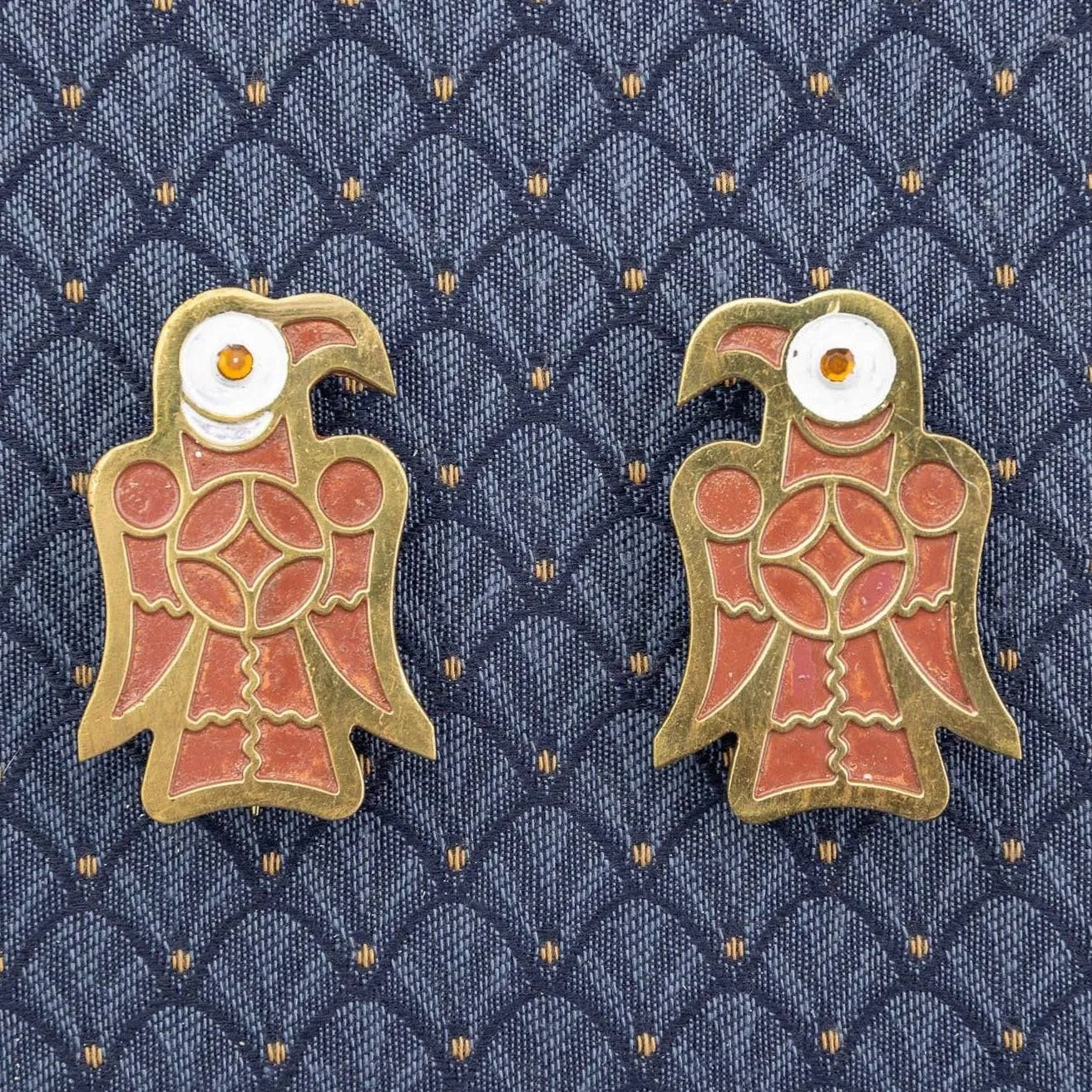 Gothic Eagle Brooches (pair)