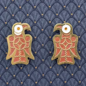 Gothic Eagle Brooches (pair)