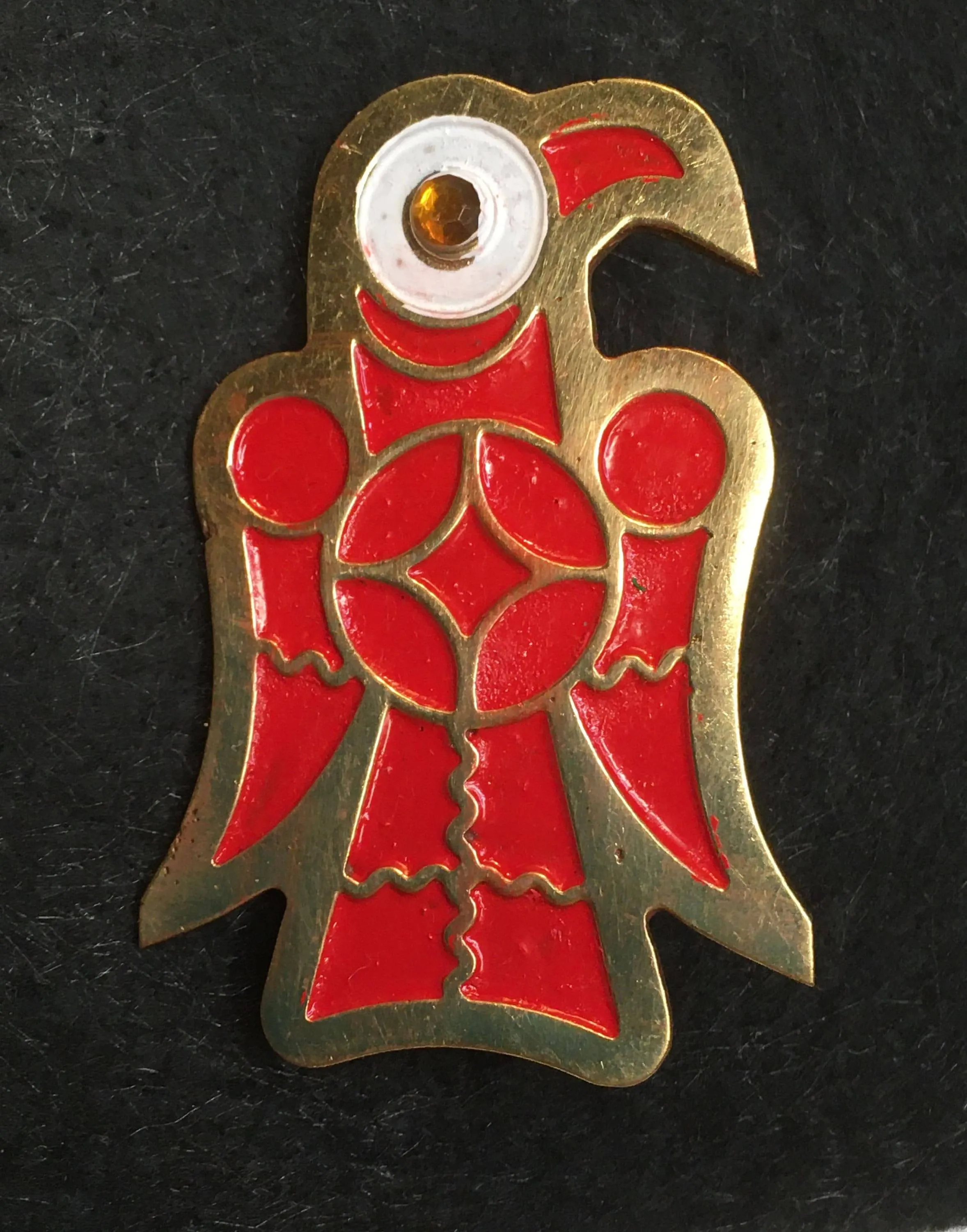Gothic Eagle Brooches (pair)