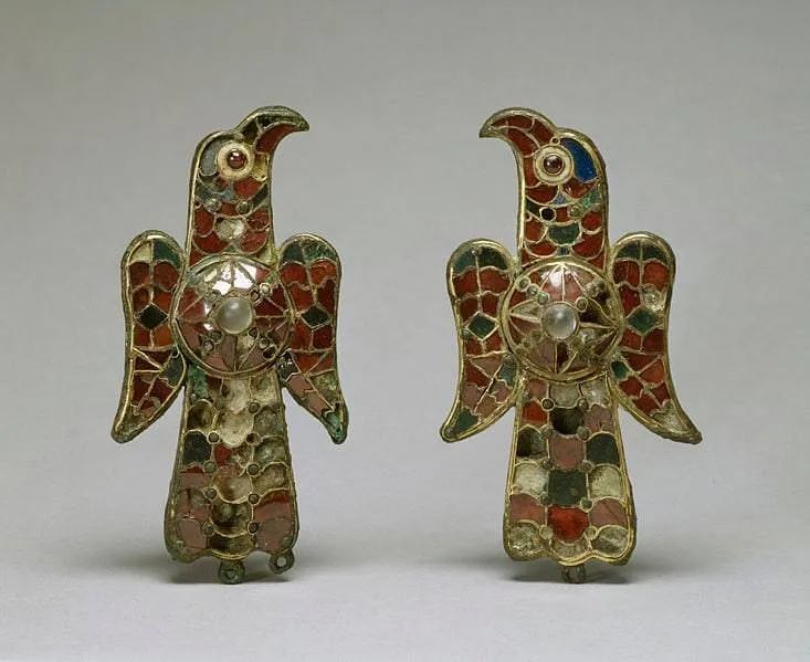 Gothic Eagle Brooches (pair)