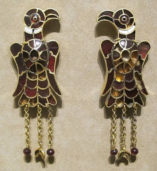 Gothic Eagle Brooches (pair)