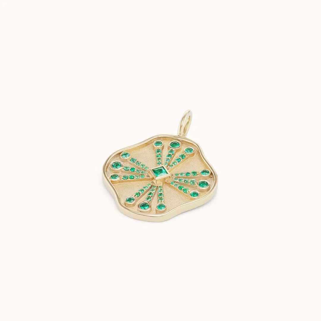 Guiding Light Charm Emerald