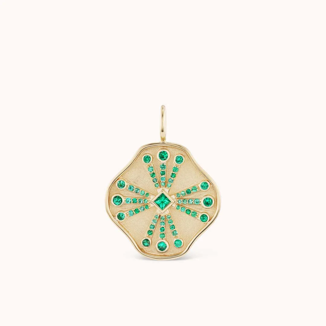 Guiding Light Charm Emerald