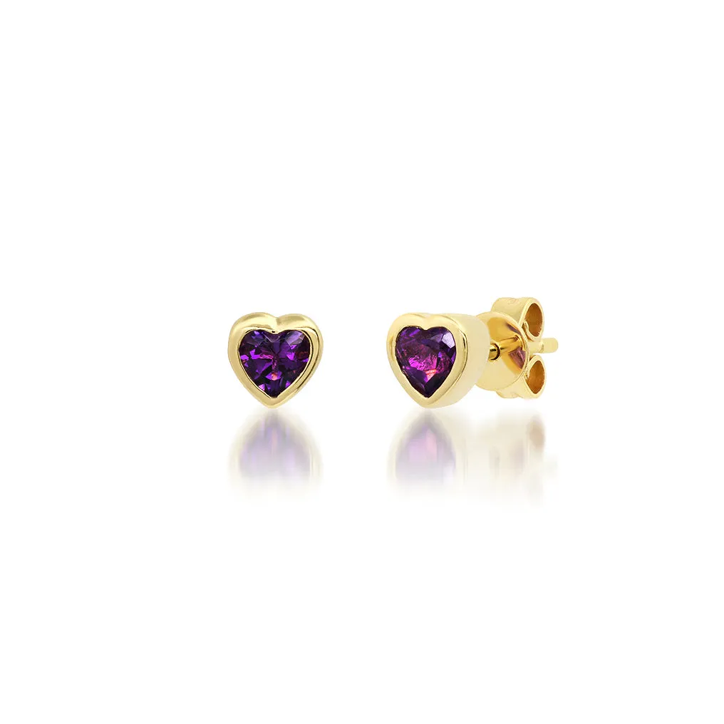 Heart Studs