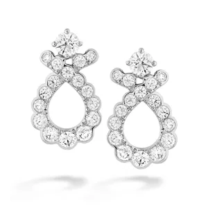 Hearts On Fire Aerial Regal Scroll Diamond Earrings