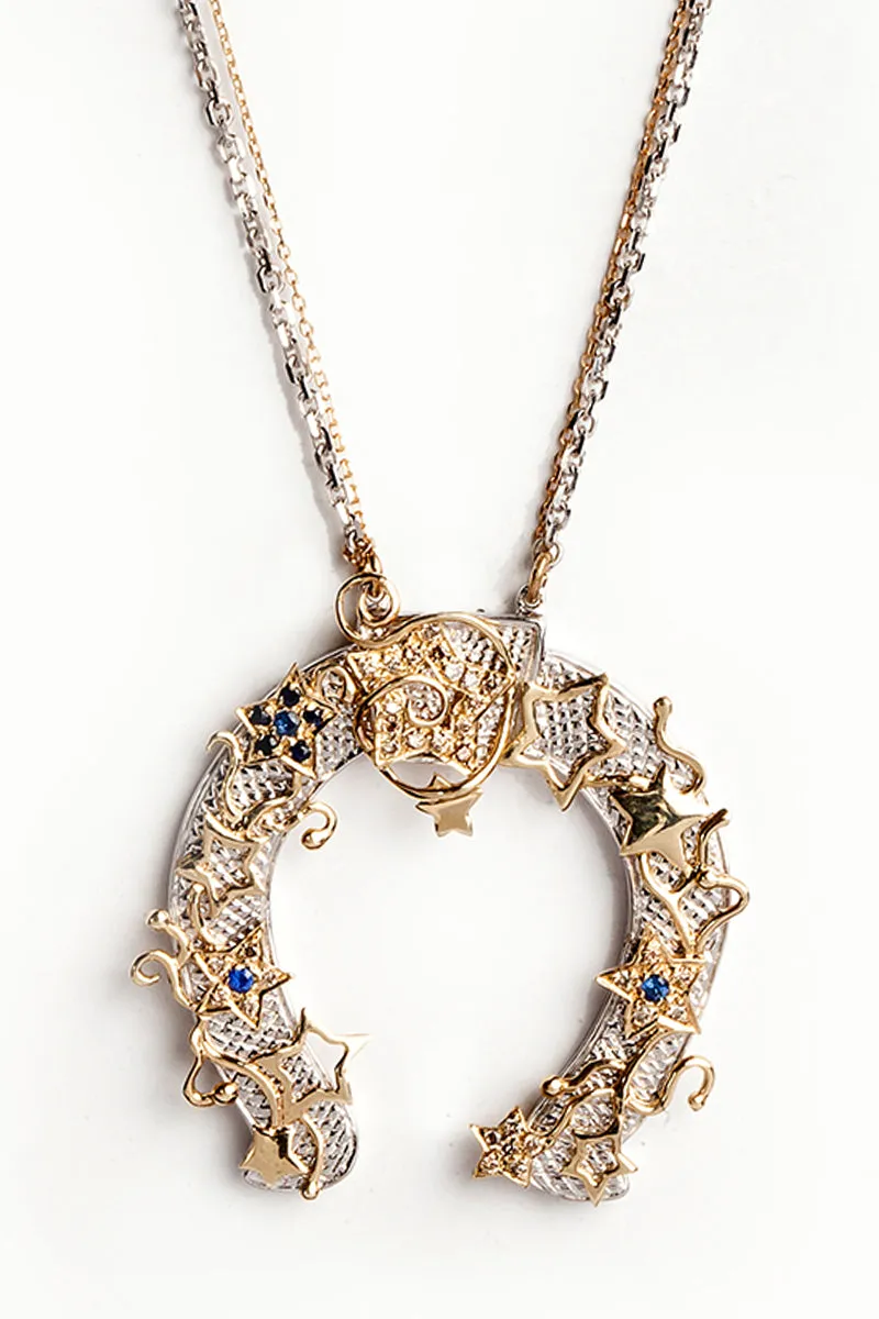 Horseshoe Shoot for the Stars Necklace