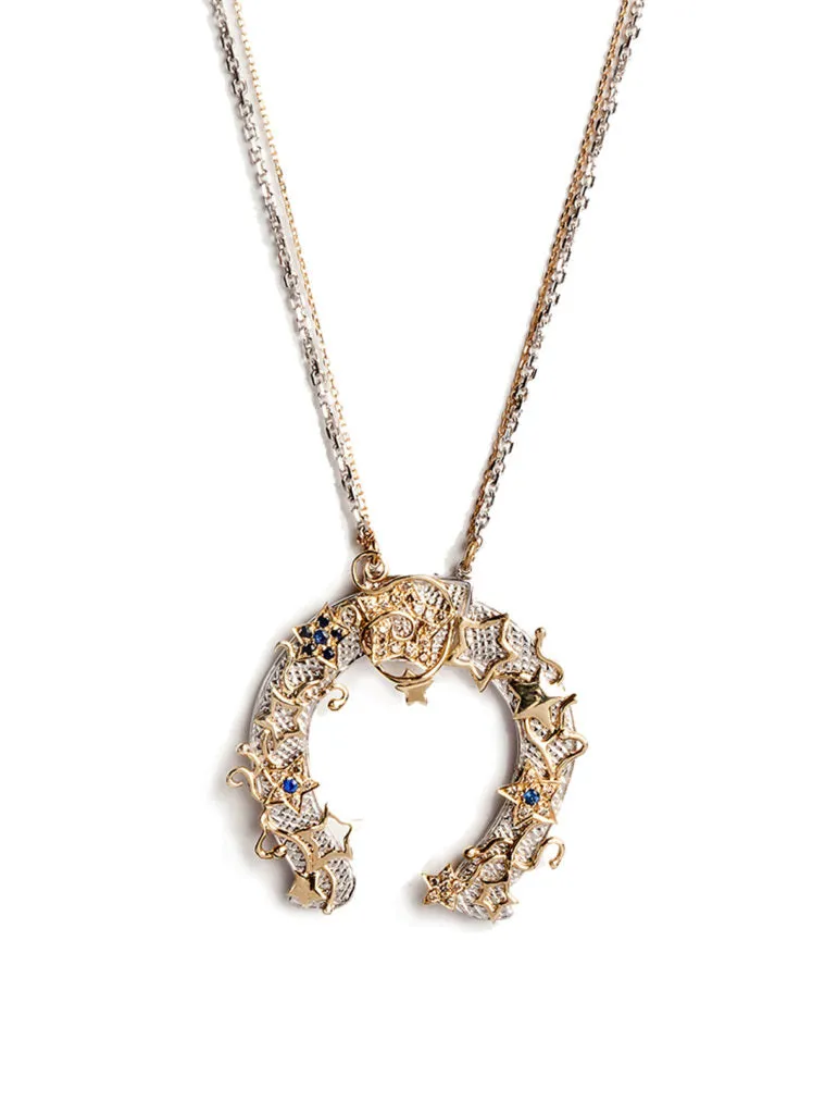 Horseshoe Shoot for the Stars Necklace