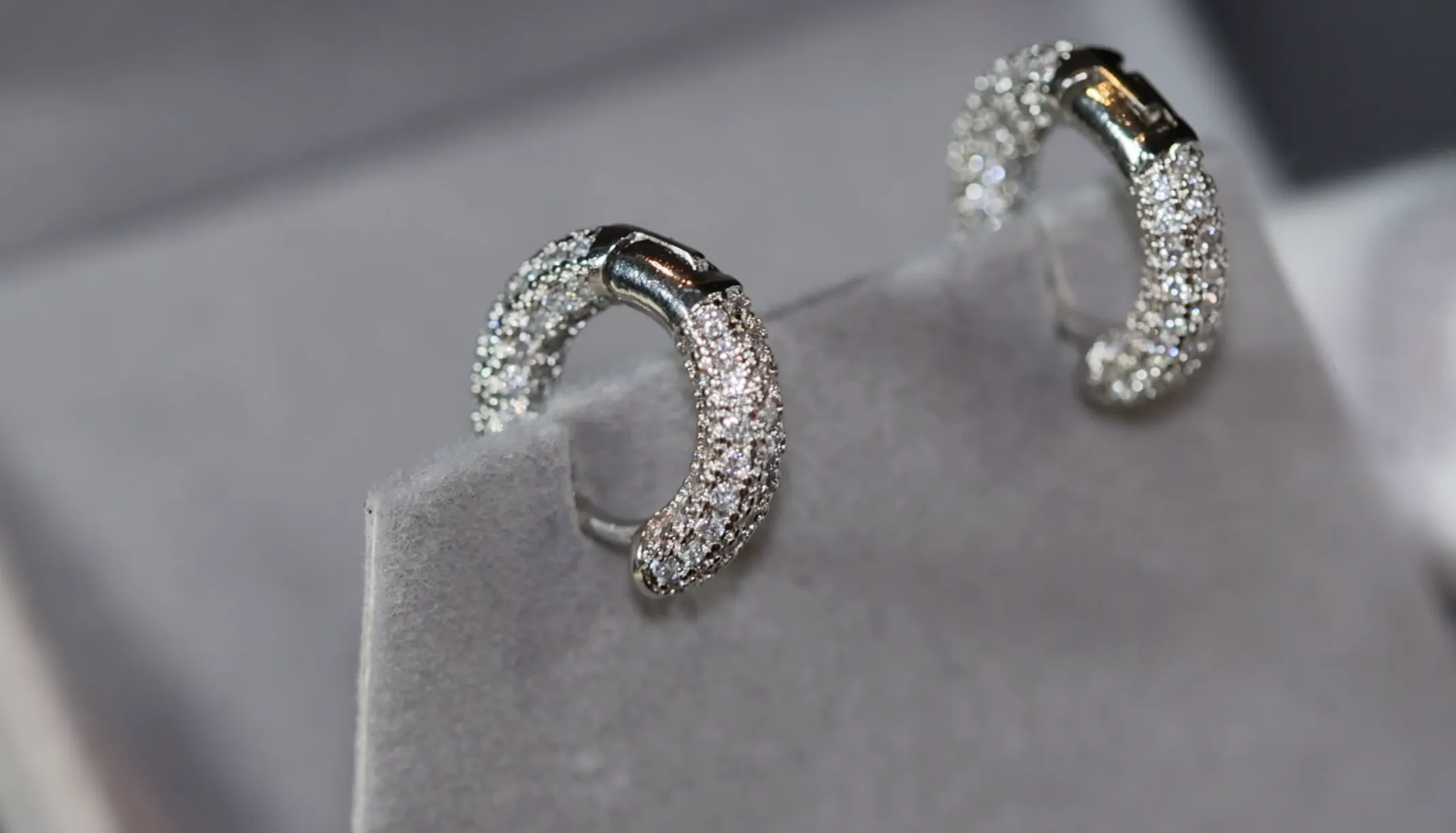 Iced Out Earrings | Mens diamond hoop earrings | Mens Diamond Earrings | Diamond Hoop Earrings