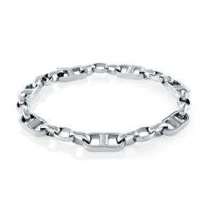 Italgem Stainless Steel (7mm) Mariner Mix Link Bracelet