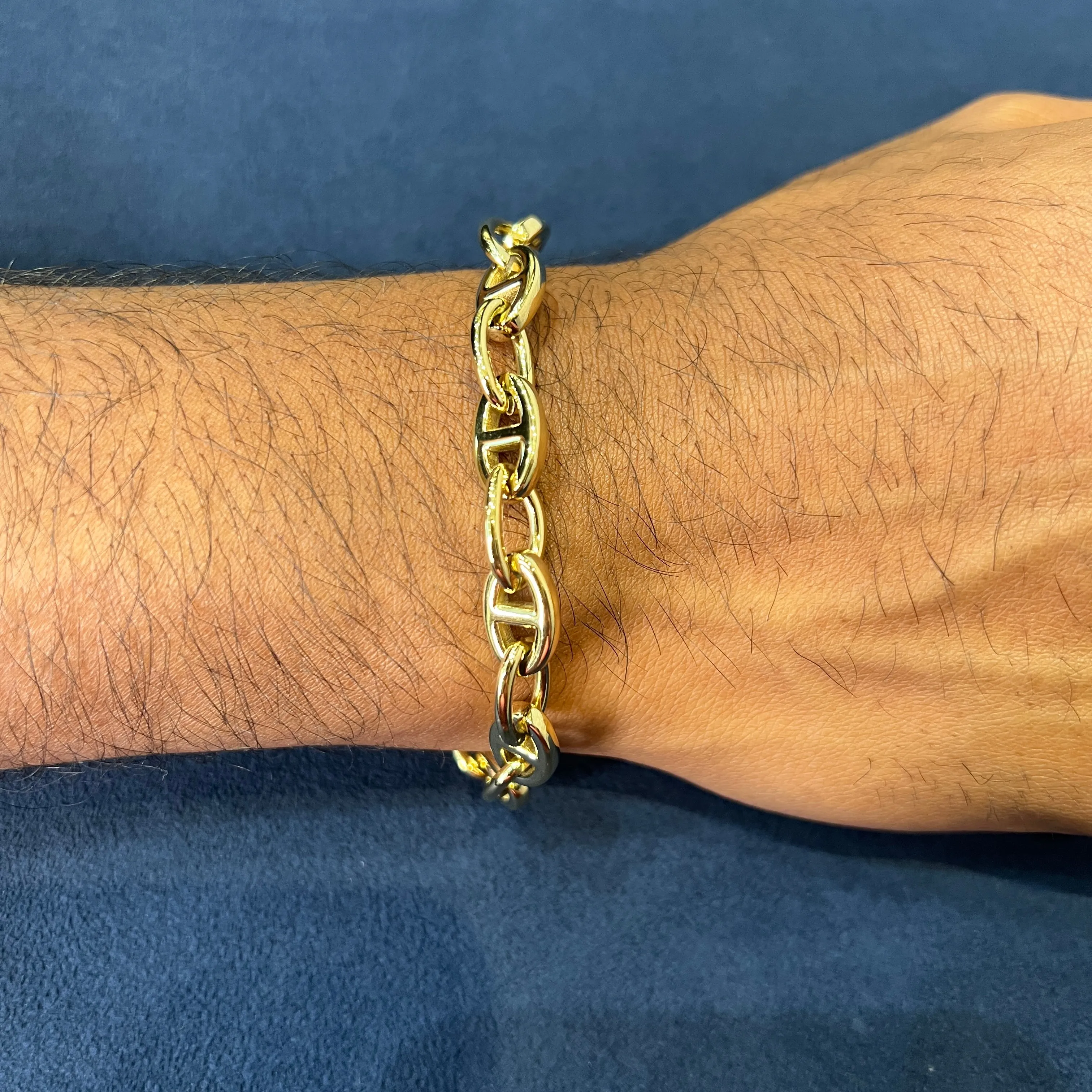 Italgem Stainless Steel (7mm) Mariner Mix Link Bracelet