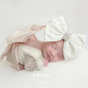 Ivory Satin Bow
