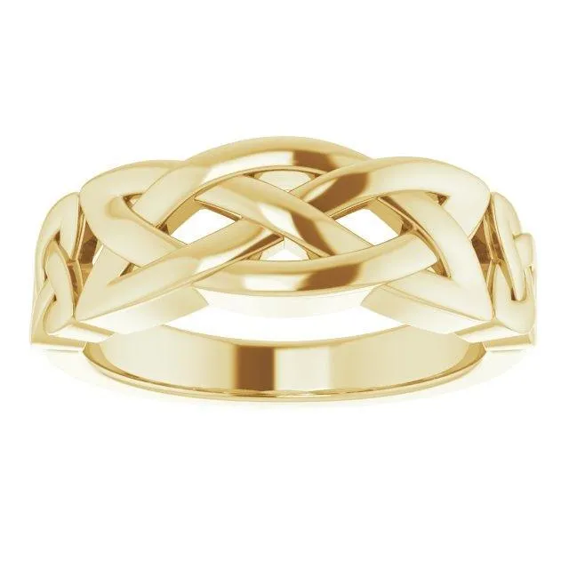 JDSP9904 - 14K Gold Celtic Ring