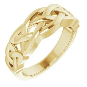JDSP9904 - 14K Gold Celtic Ring