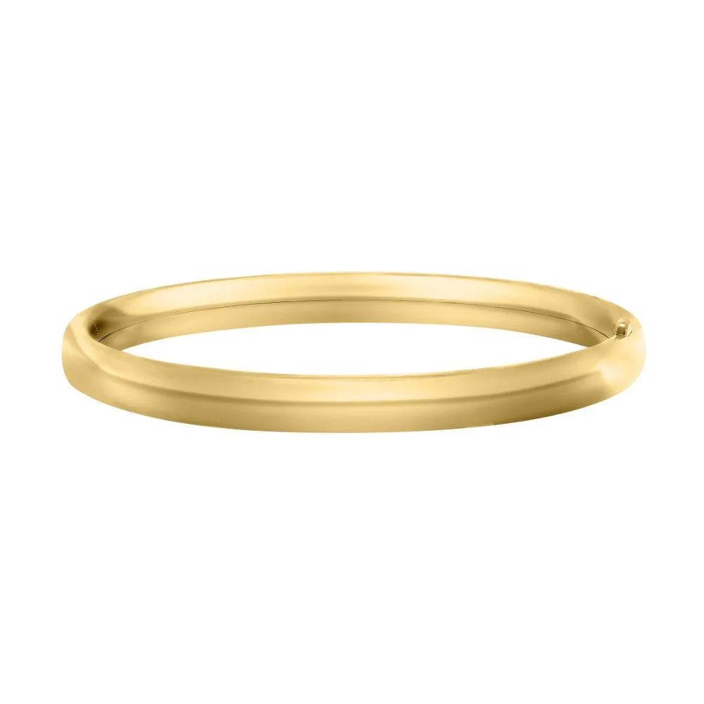 Kiddie Kraft 14K Yellow Gold Filled Polished Baby Bangle Bracelet 4.5"