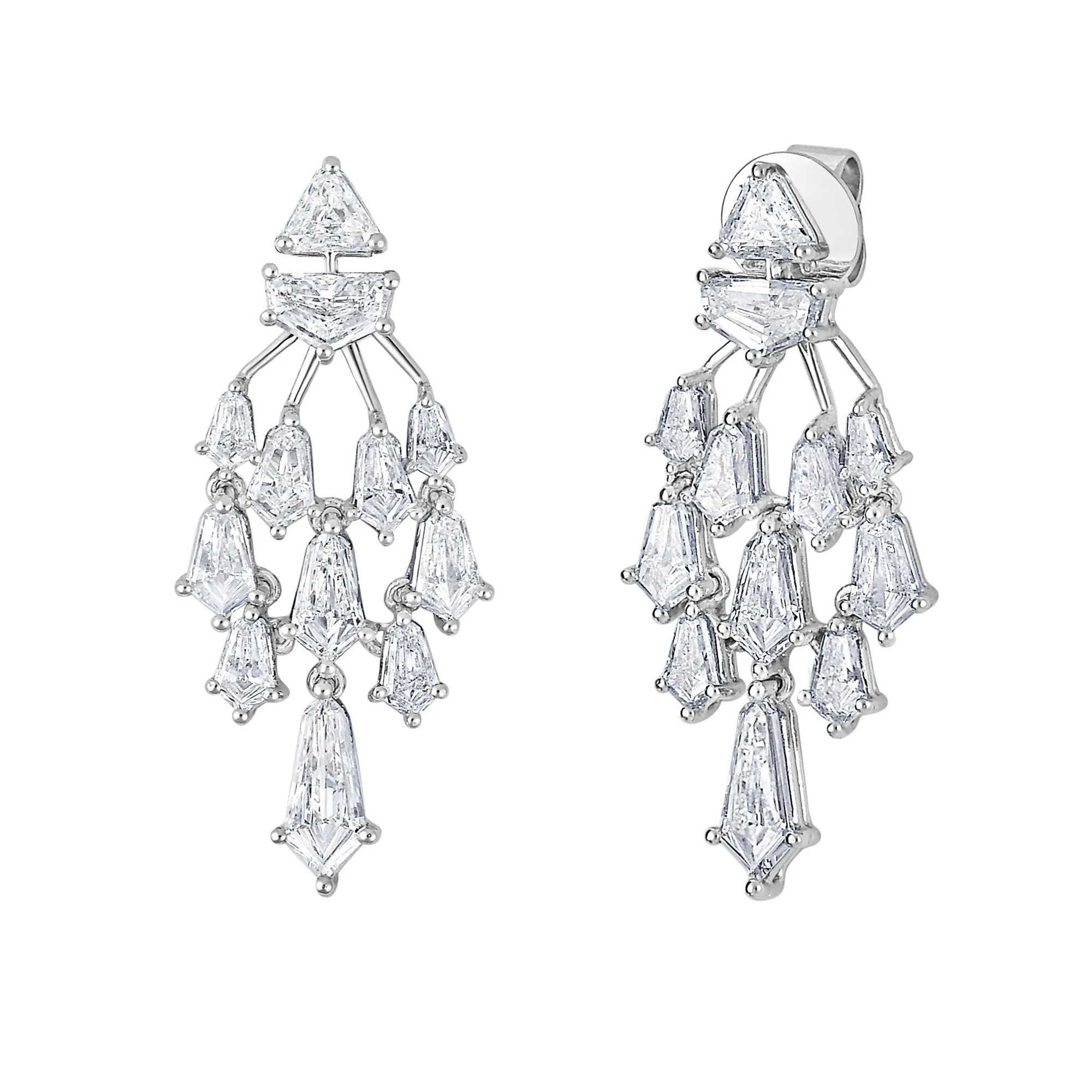 Kite Devi Diamond Chandelier Earrings