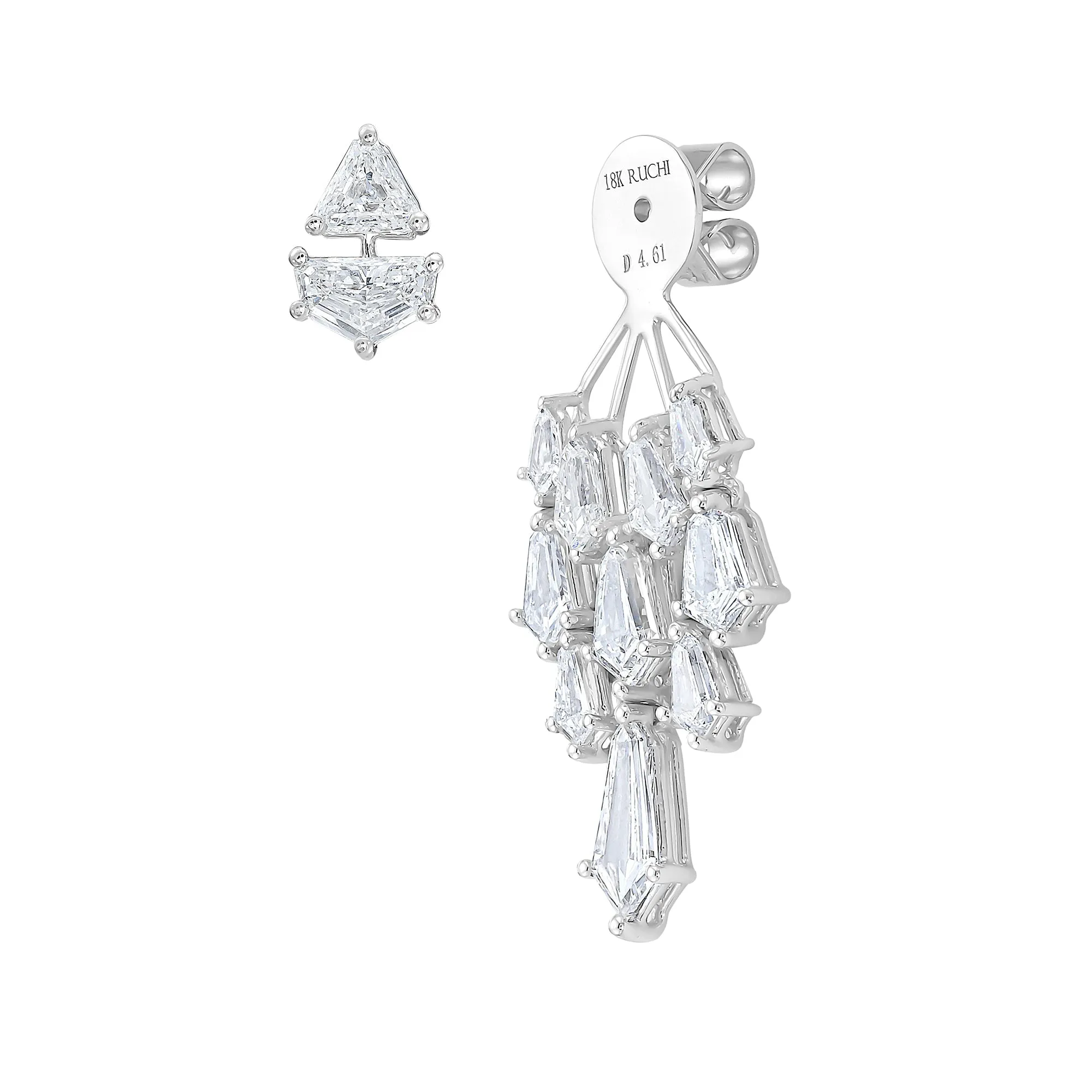Kite Devi Diamond Chandelier Earrings