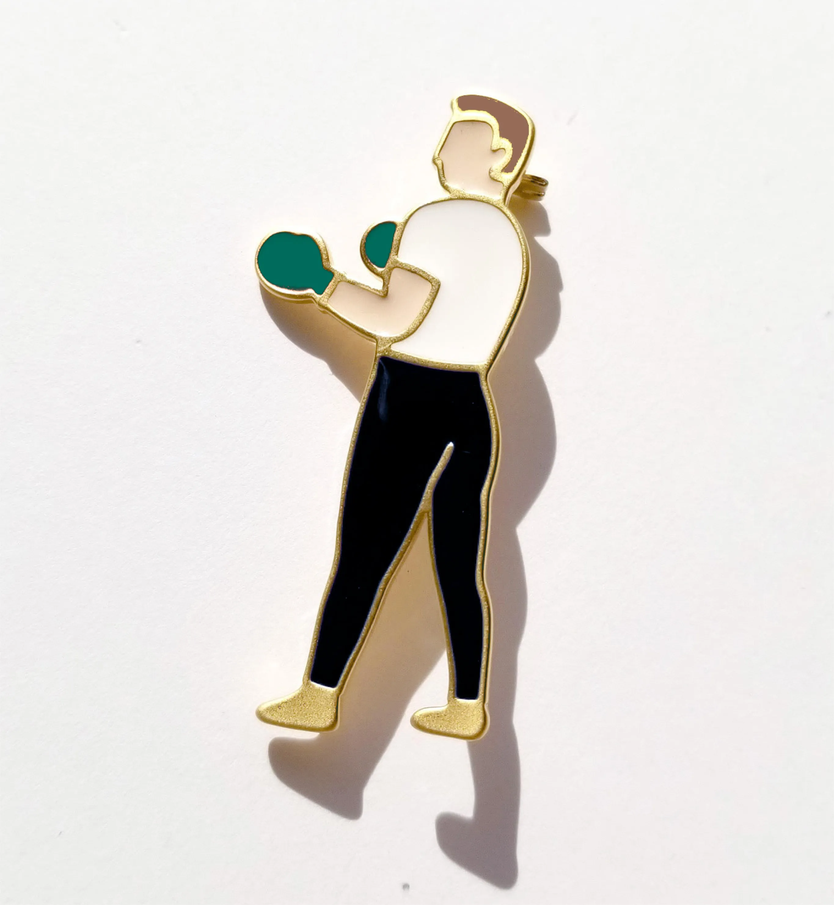 Knockout / Brooch • 4 colour options