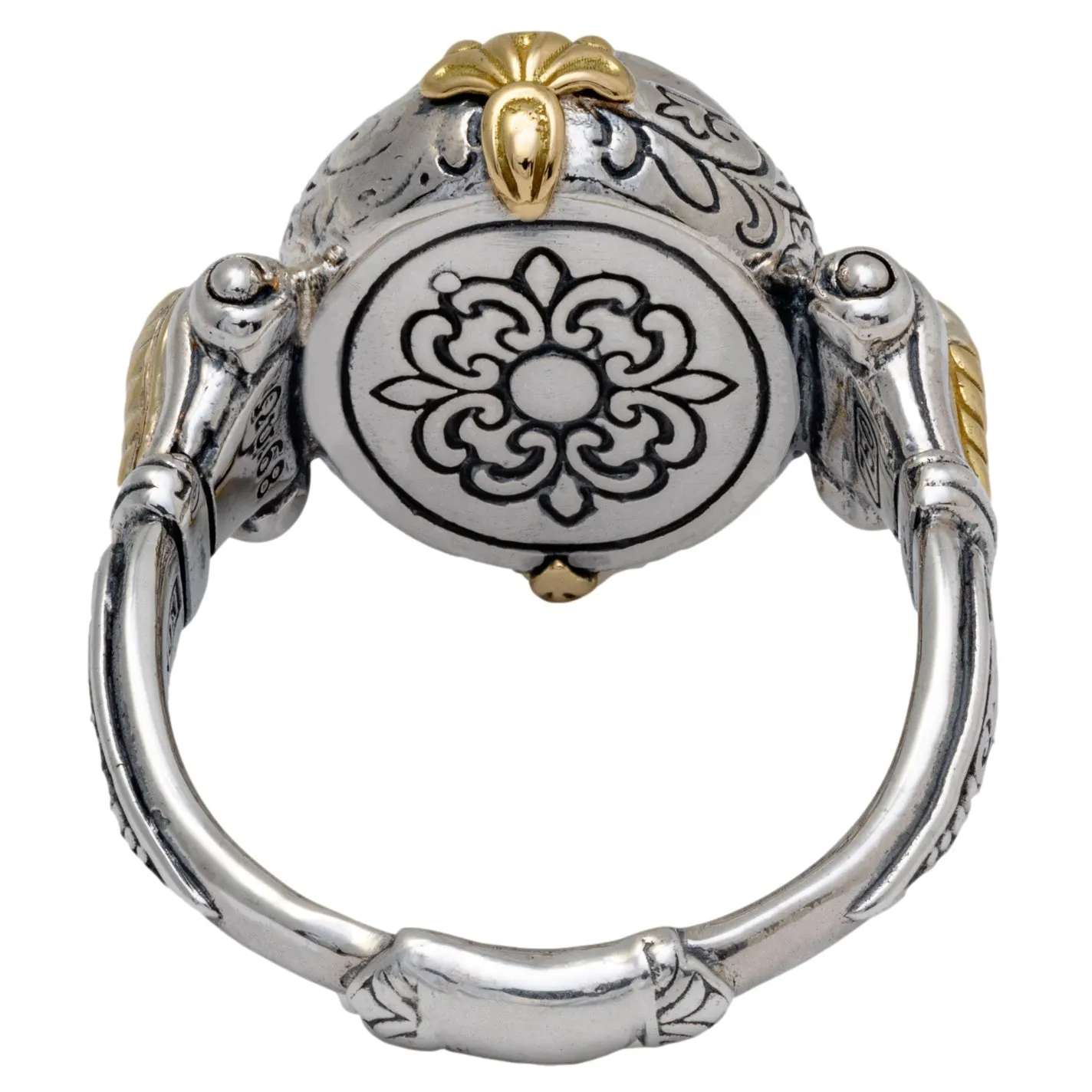 Konstantino Women's Doublet Ring, Light Blue, Hestia Collection