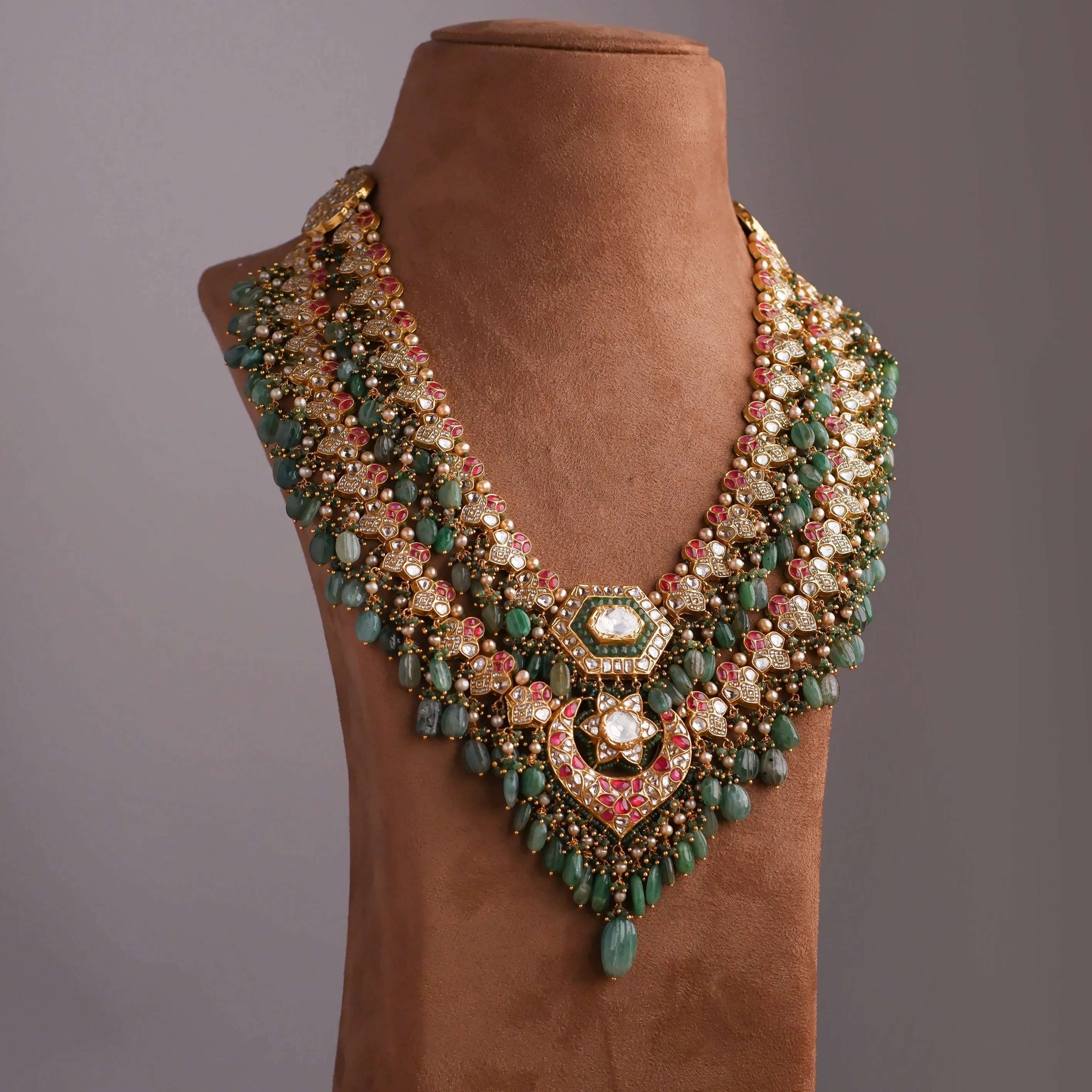 Kusuma Polki Long Necklace