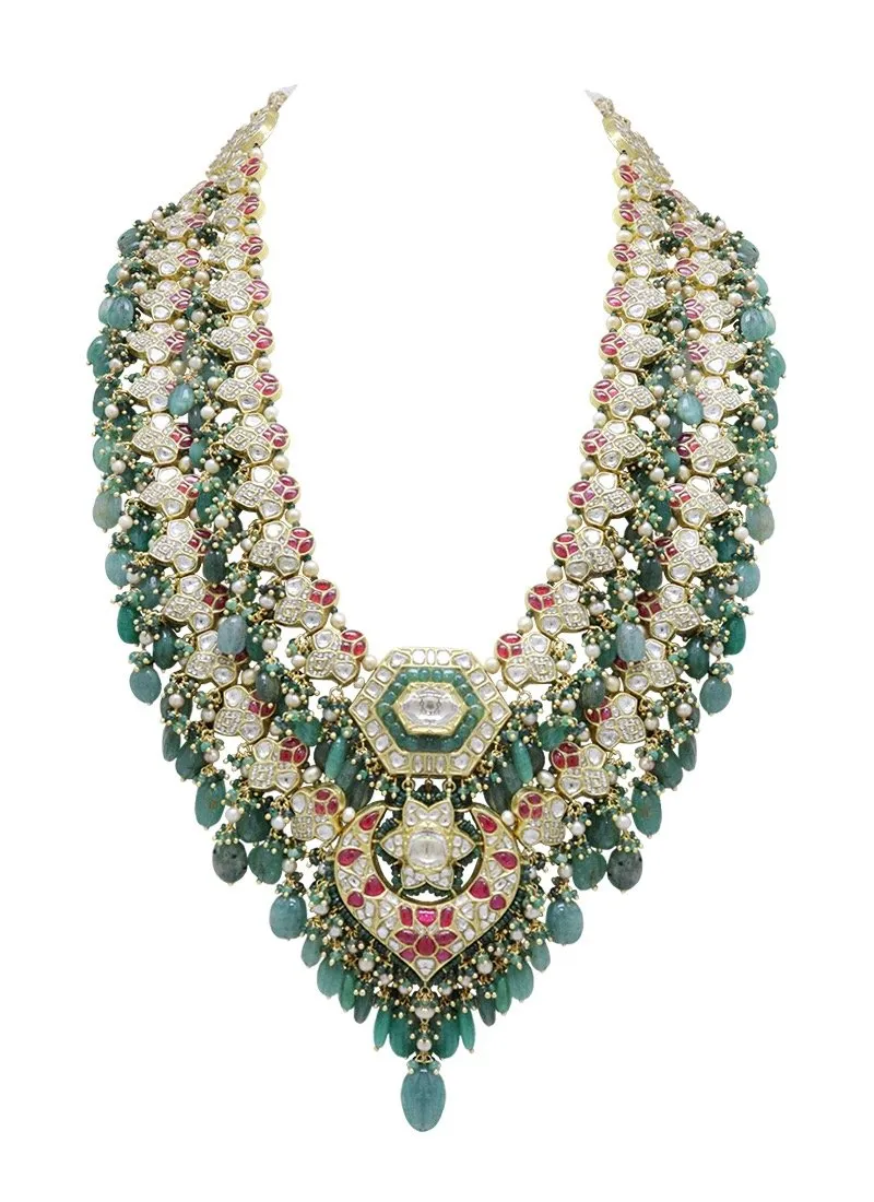 Kusuma Polki Long Necklace