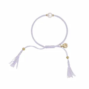 Lilac Tassel Bracelet