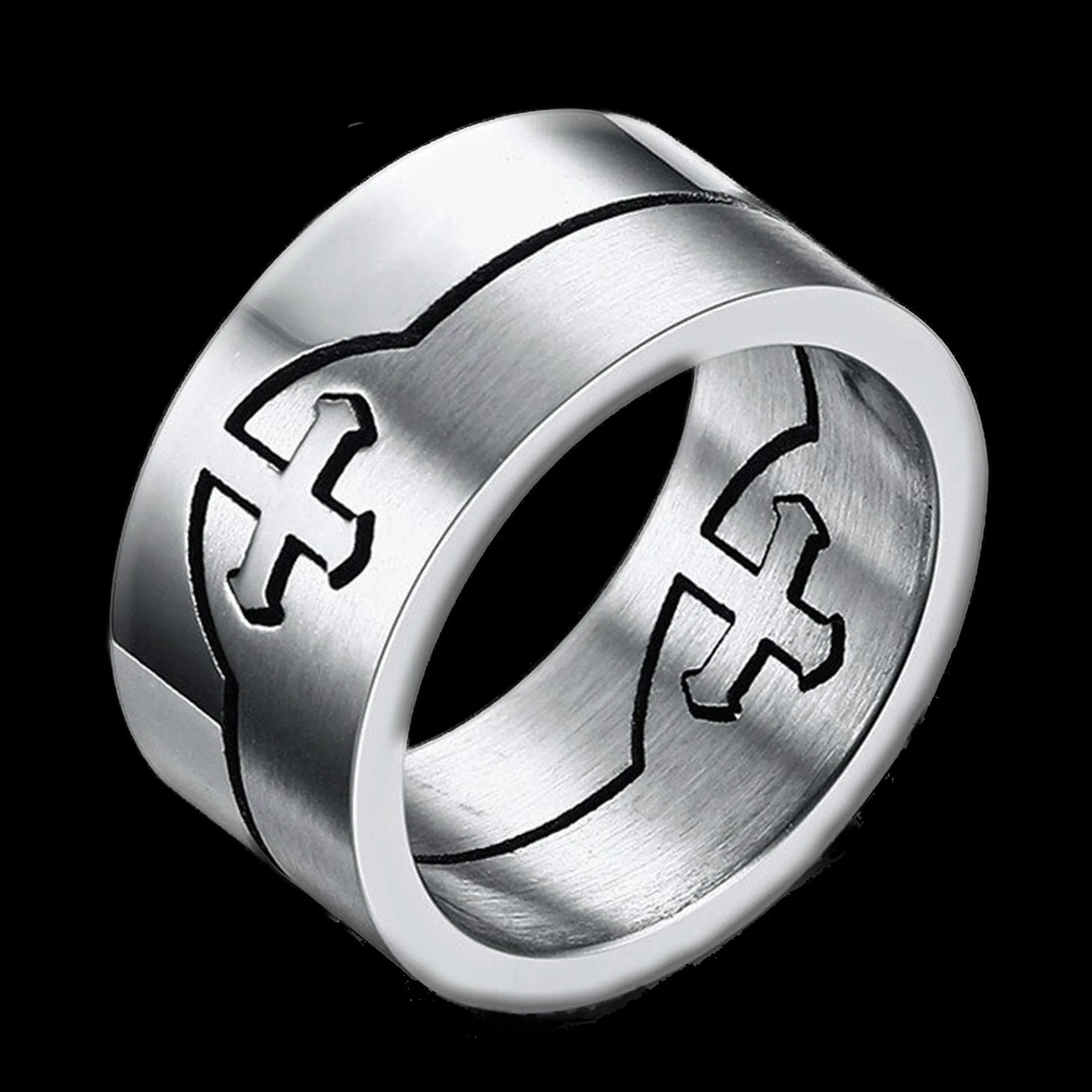 Lovers Cross Rings