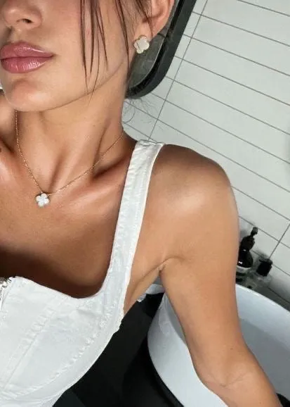Majorelle Necklace - Oyster