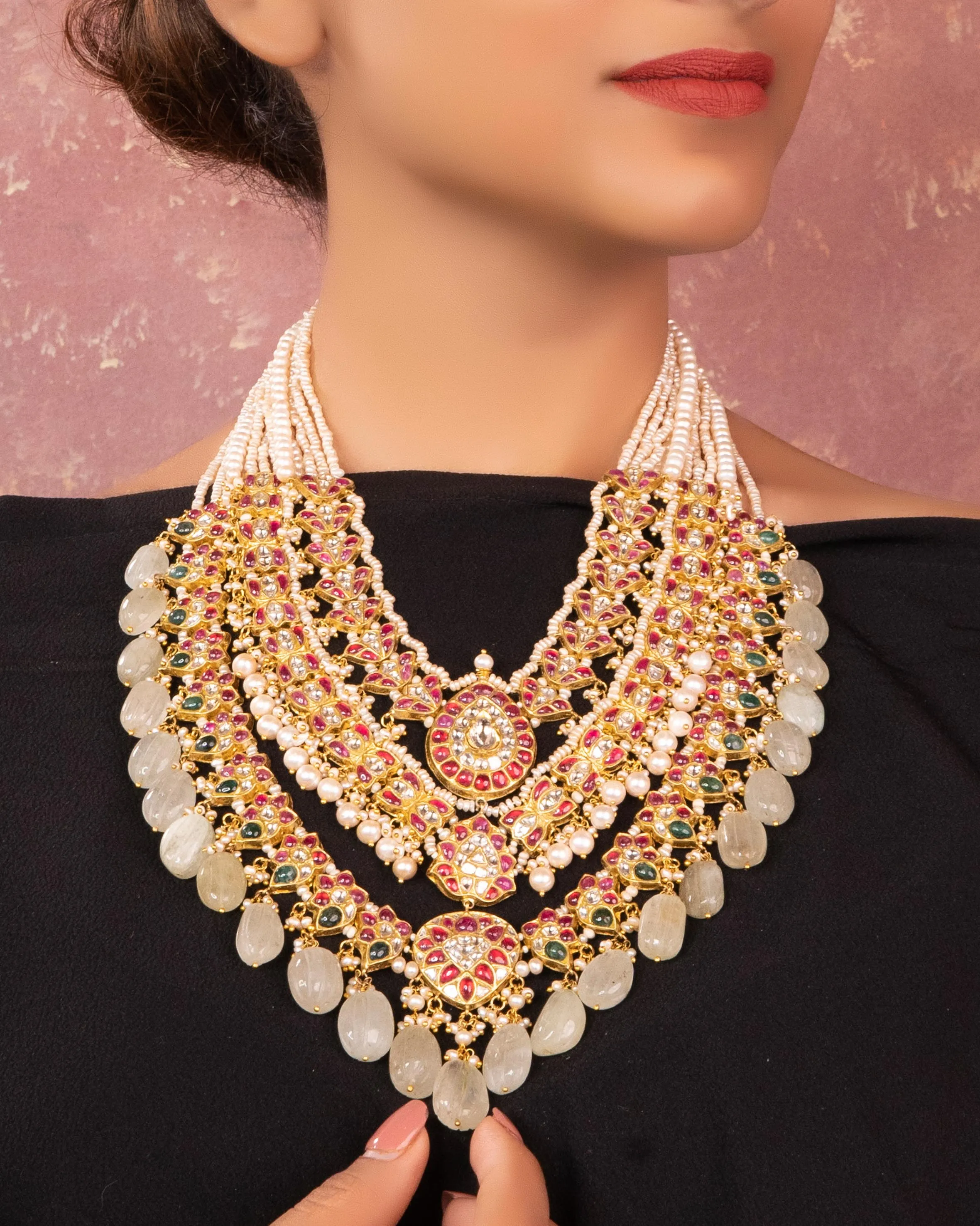 Malaika Arora - Gwen Polki Long Necklace