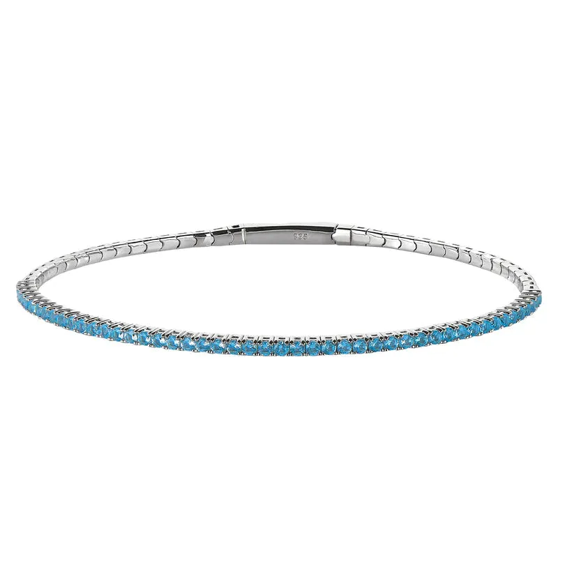 March Birthstone Flex Bracelet
