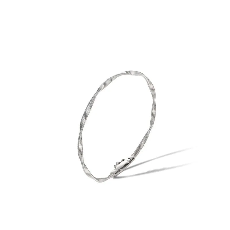 Marco Bicego Marrakech 18k White Gold Twisted Coil Bracelet