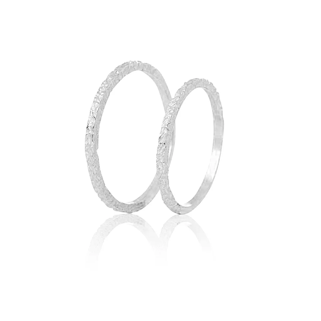 Men's solid gold ring - ICE