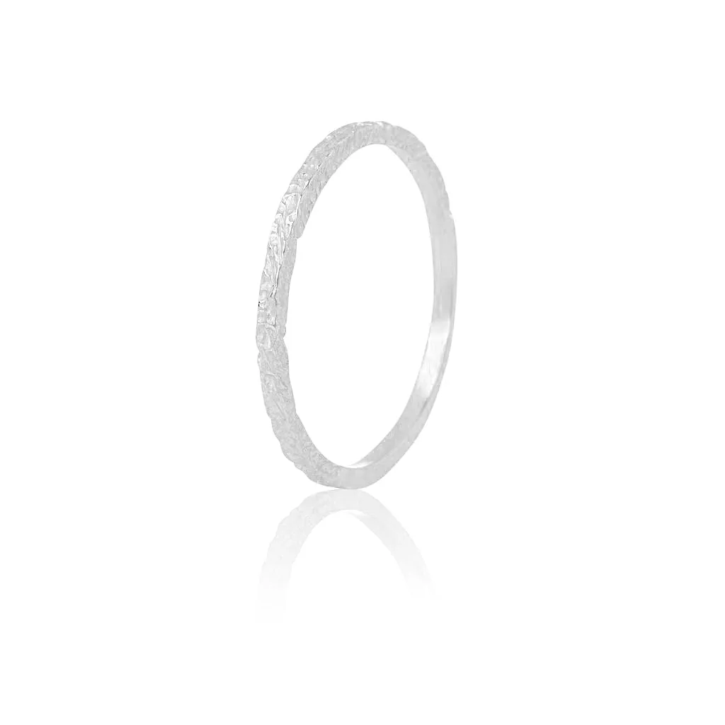 Men's solid gold ring - ICE