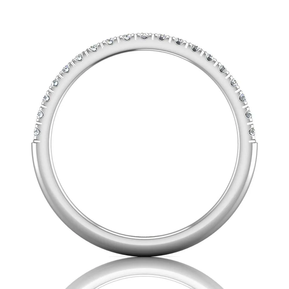 Micropave Wedding Band