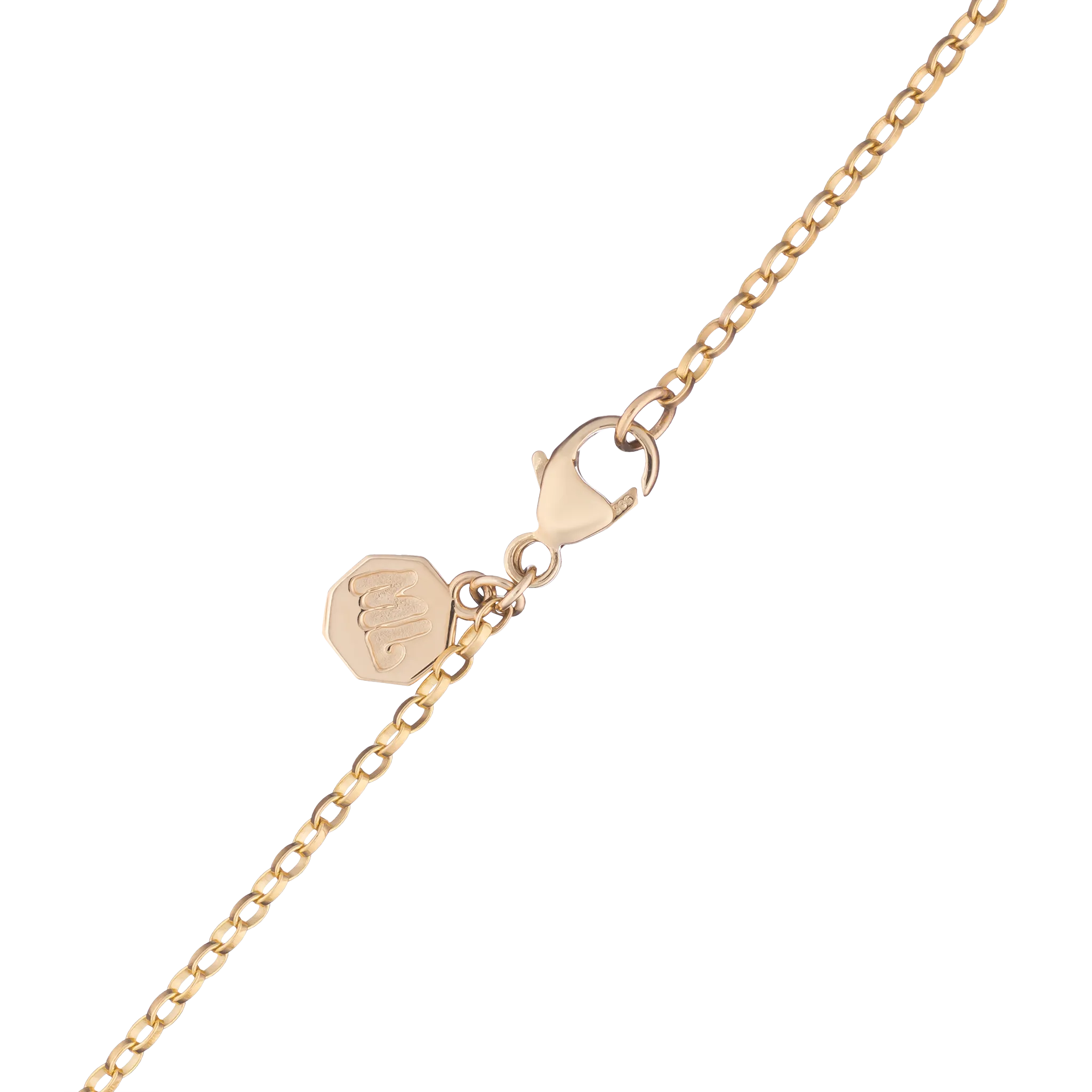 Mini Diamond Halo Porte Bonheur Ruby