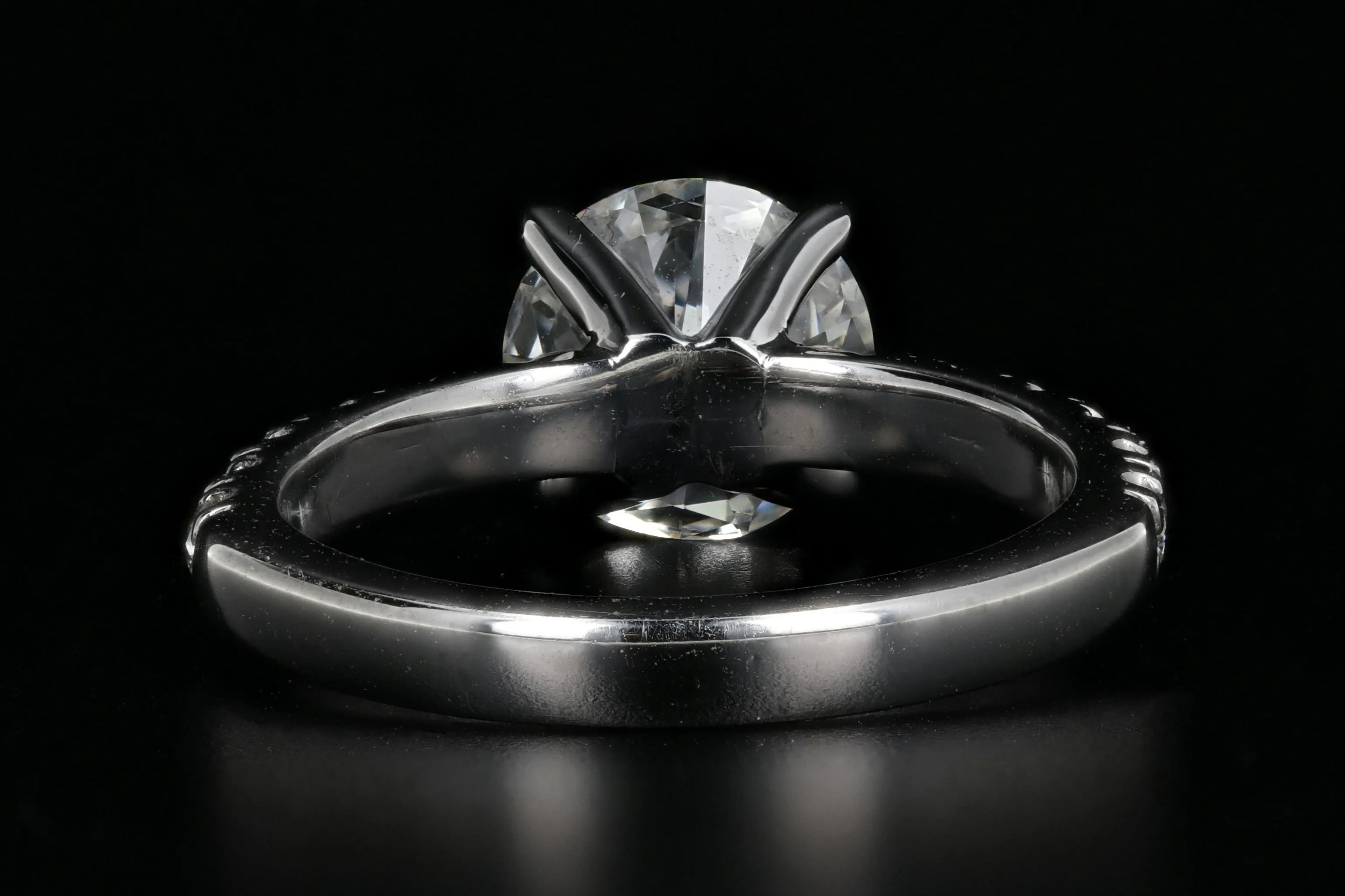 Modern Platinum 1.50 Carat Diamond Ring GIA Certified